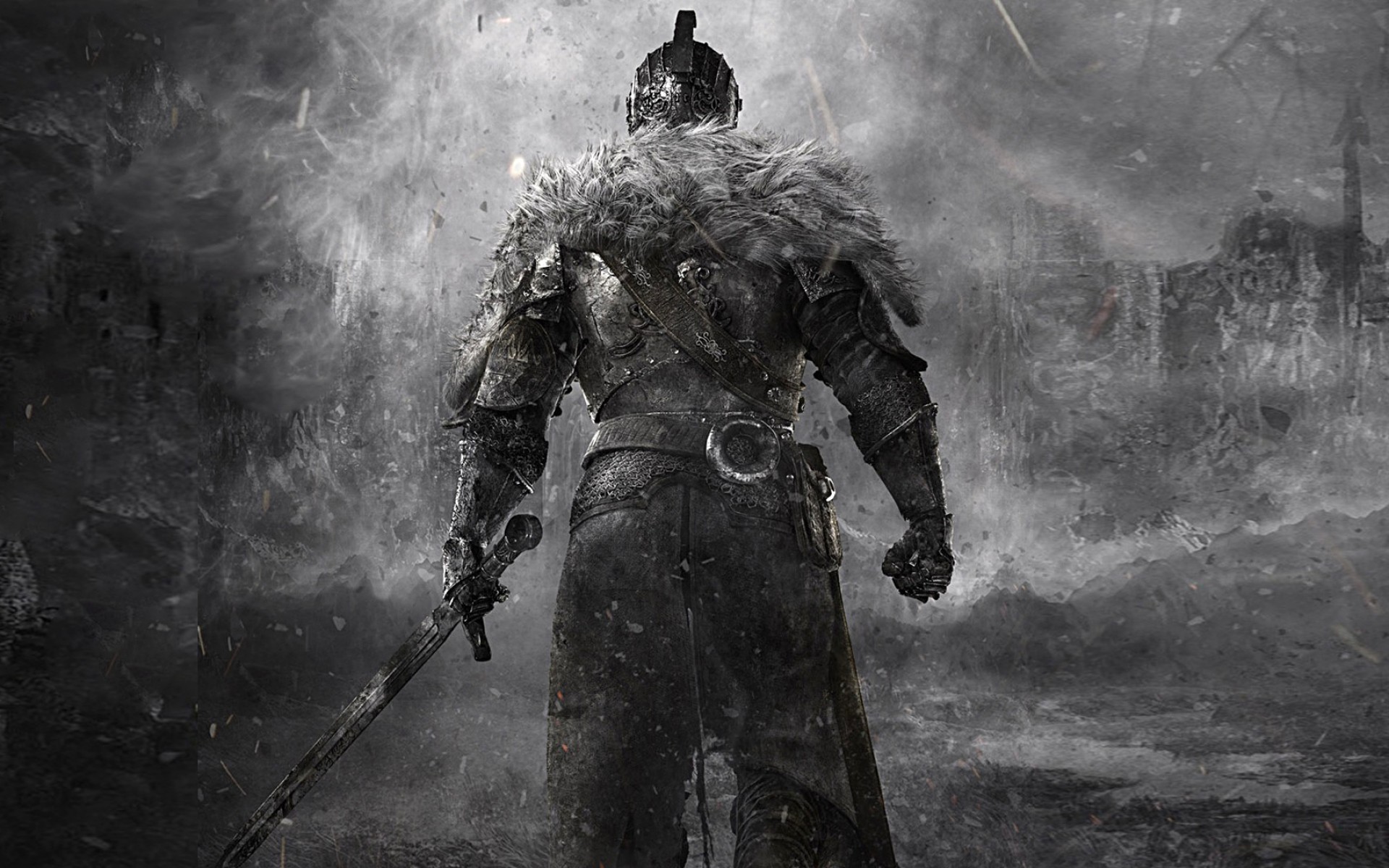 Wallpaper rpg, death, warrior, dark souls 2 for mobile and desktop