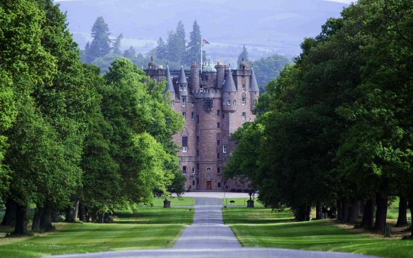 Man Made Glamis Castle Castles United Kingdom HD Wallpaper | Background Image