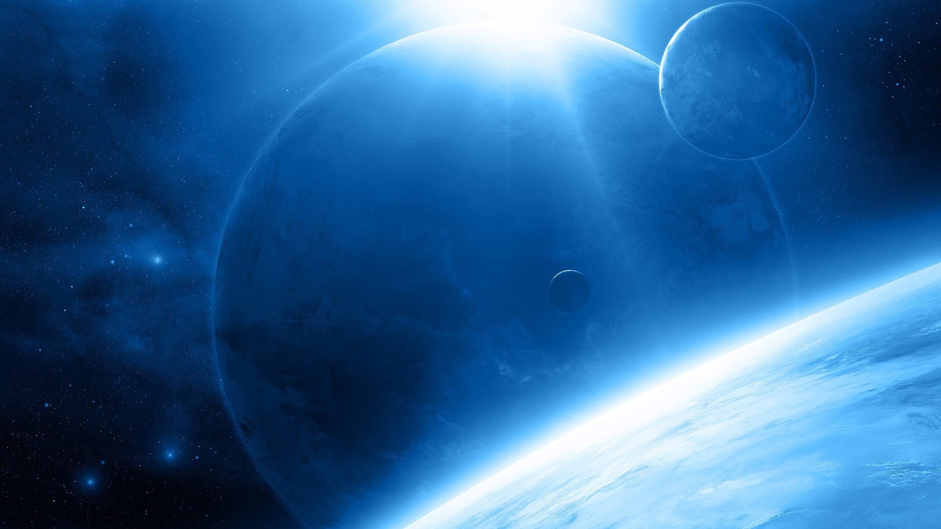 Download Sci Fi Planet HD Wallpaper
