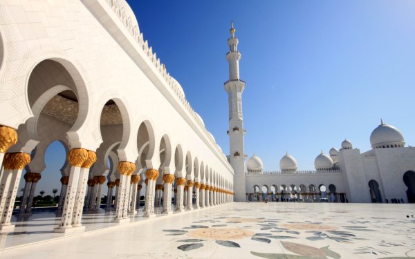 Religious Sheikh Zayed Grand Mosque Mosques Abu Dhabi Mosque HD Wallpaper | Background Image