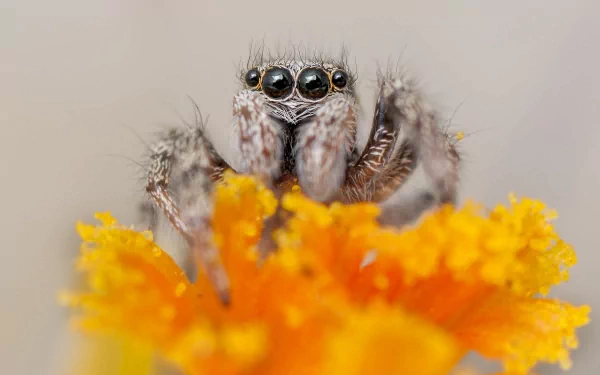 jumping spider Animal spider HD Desktop Wallpaper | Background Image