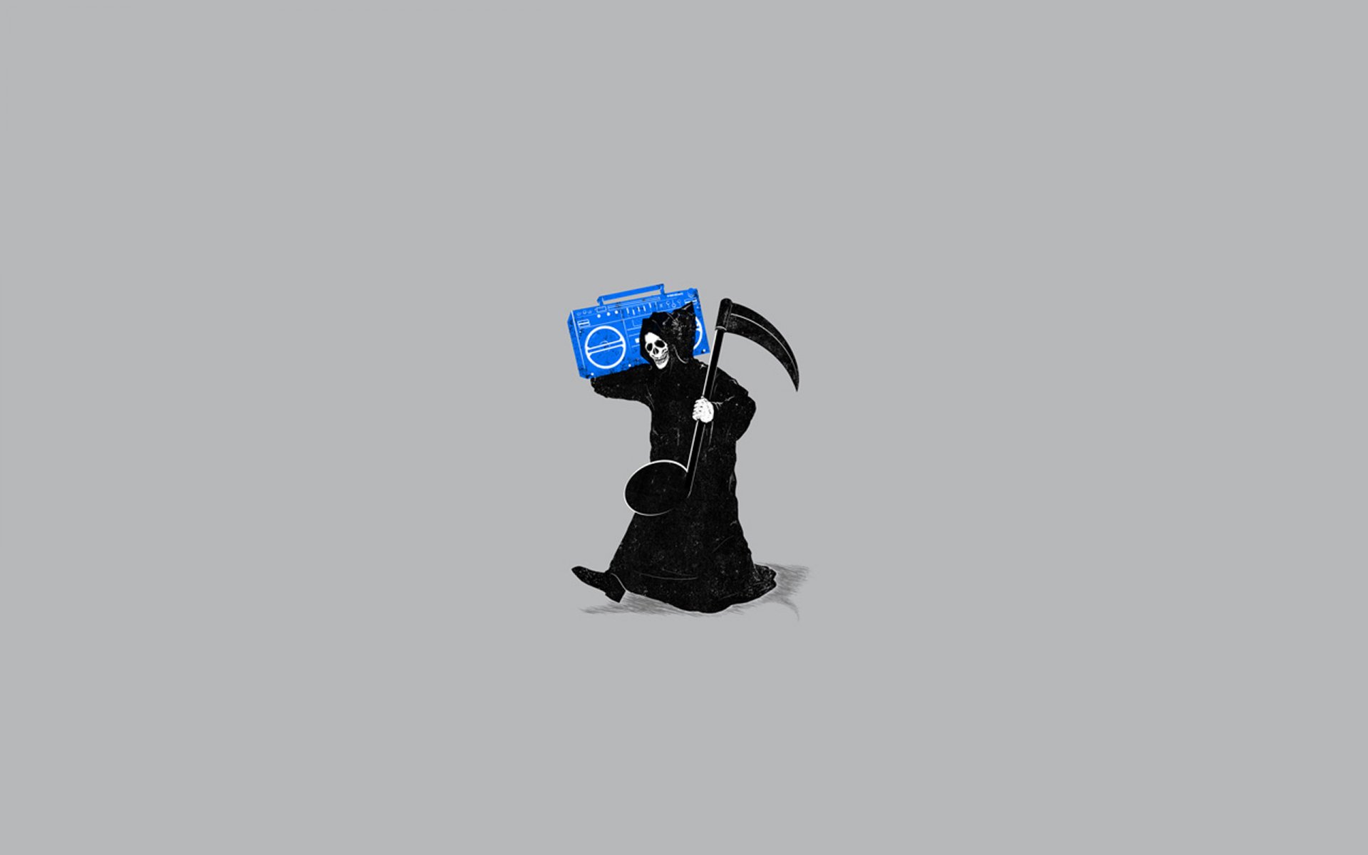 Download Grim Reaper Funny Fun Art HD Wallpaper