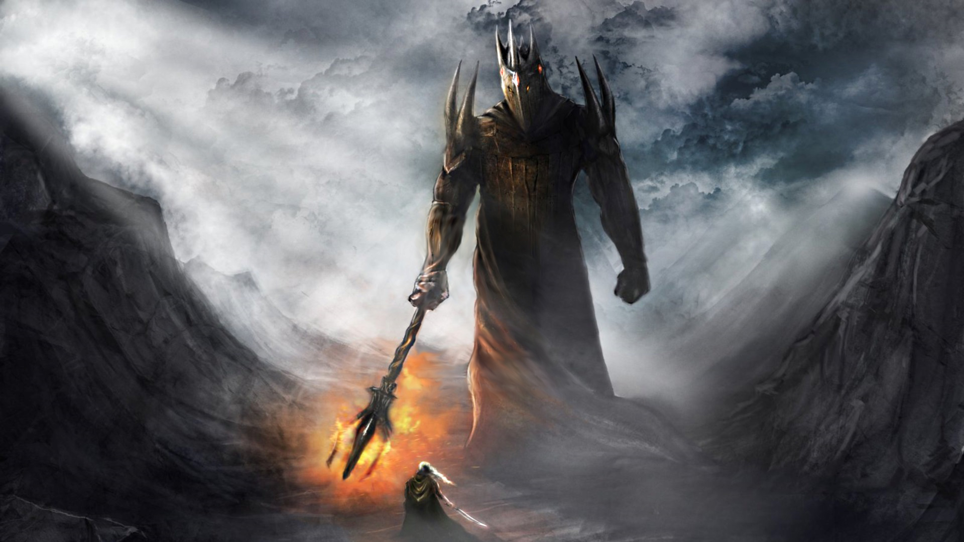 Morgoth HD Wallpaper – Lord of the Rings Fantasy Art