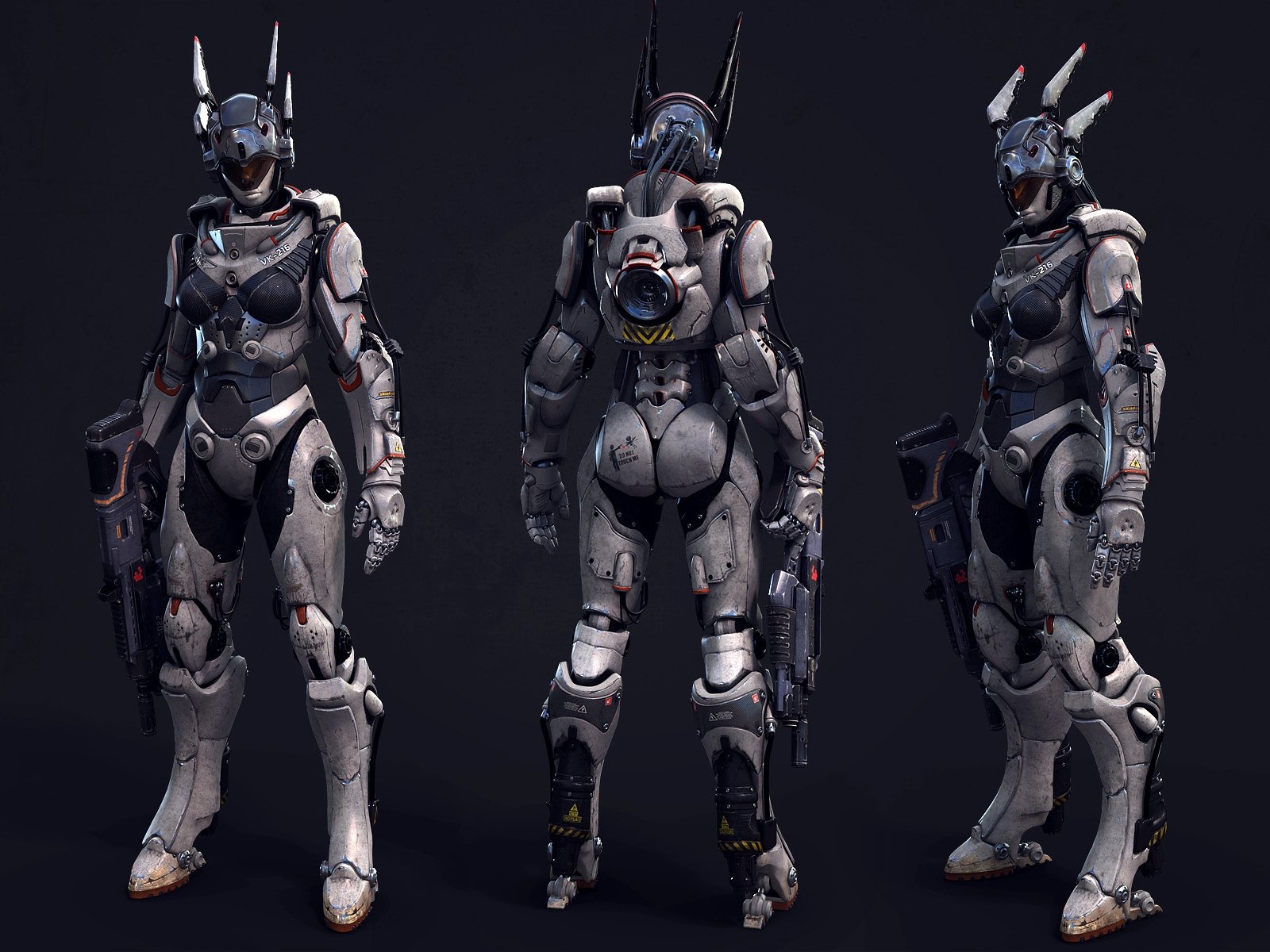 Download Sci Fi Warrior Wallpaper