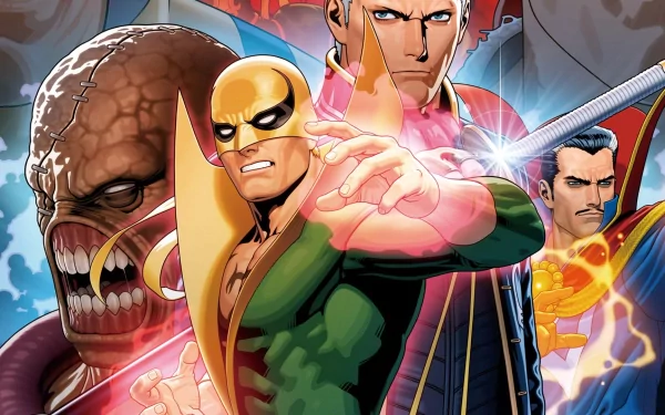 Danny Rand Nemesis (Resident Evil) Doctor Strange Iron Fist (Marvel Comics) video game Ultimate Marvel vs. Capcom 3 HD Desktop Wallpaper | Background Image