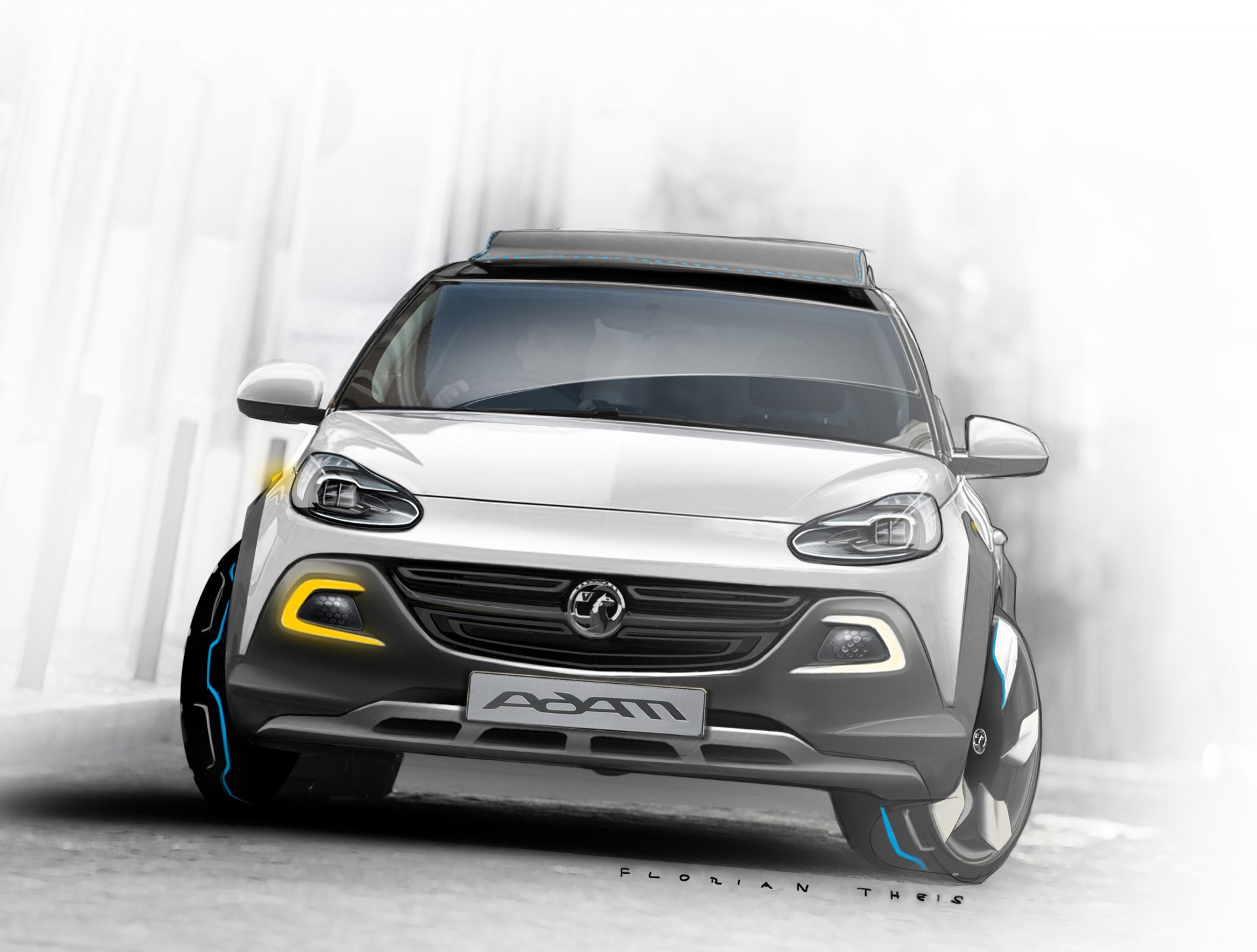 Download Vehicle Opel Adam HD Wallpaper