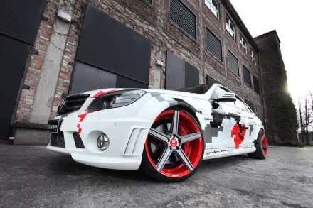 vehicle Mercedes-Benz C63 HD Desktop Wallpaper | Background Image