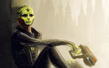 Thane Krios video game Mass Effect HD Desktop Wallpaper | Background Image