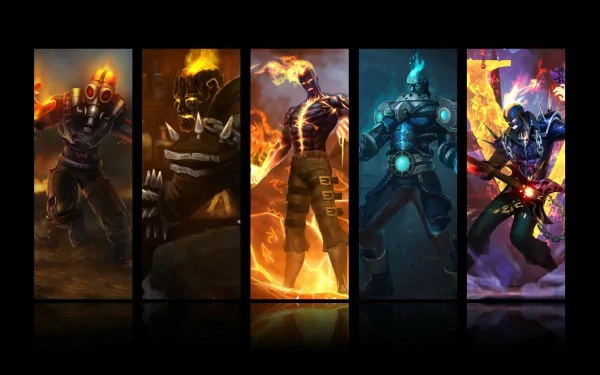 Brand (League of Legends) video game League Of Legends HD Desktop Wallpaper | Background Image