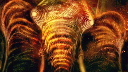 elephant Sci Fi creature HD Desktop Wallpaper | Background Image