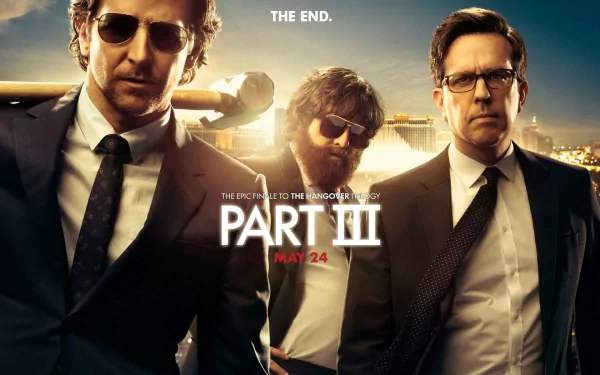 Zach Galifianakis Ed Helms Bradley Cooper movie The Hangover Part III HD Desktop Wallpaper | Background Image