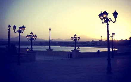 man made lamp post HD Desktop Wallpaper | Background Image