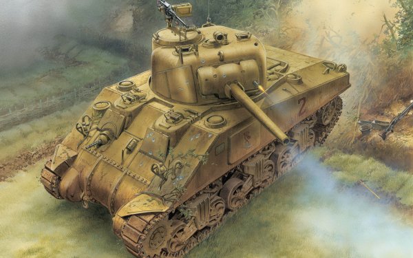 Military M4 Sherman Tanks HD Wallpaper | Background Image