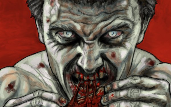 Comics Weird Zombie Horror HD Wallpaper | Background Image