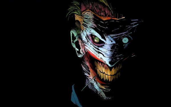 Comics Joker DC Comics Dark Creepy HD Wallpaper | Background Image