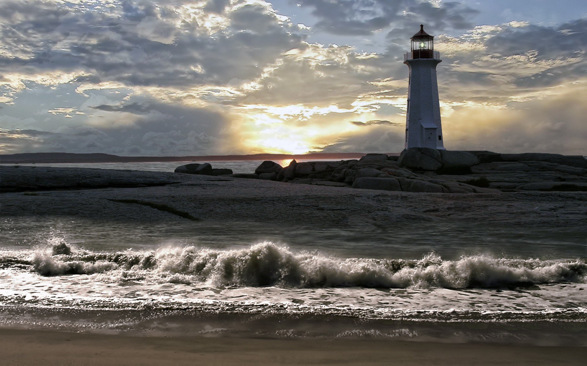 Download Man Made Lighthouse HD Wallpaper | 1920x1200 | Wallpaper Abyss