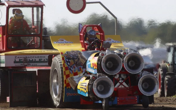 tractor vehicle pulling tractor HD Desktop Wallpaper | Background Image
