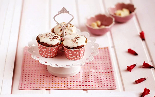 food cupcake HD Desktop Wallpaper | Background Image