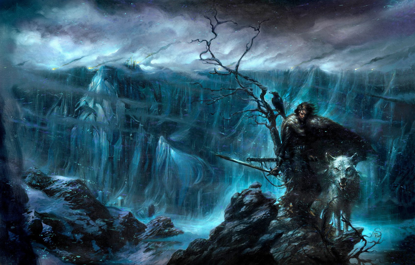Game Of Thrones Game Snow Out Of Cave Wallpaper Look