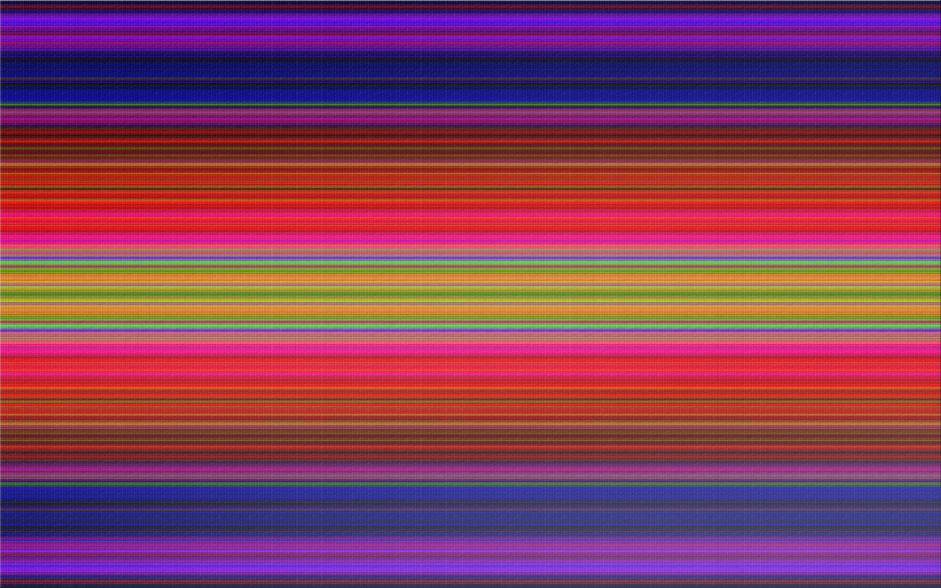 HD PC desktop wallpaper featuring vibrant horizontal abstract lines in a spectrum of colors, creating a dynamic and colorful background.