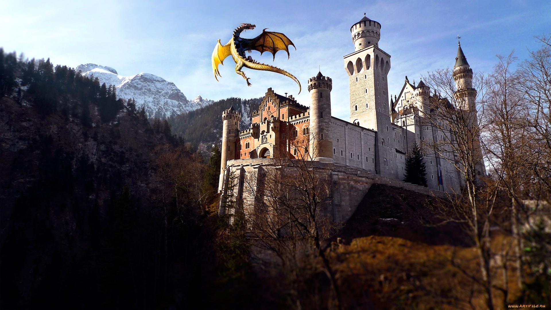 Download Fantasy Dragon HD Wallpaper by Ciruelo