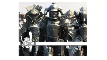 A striking HD desktop wallpaper from Final Fantasy XII featuring armored characters, showcasing intricate designs and a captivating fantasy aesthetic.