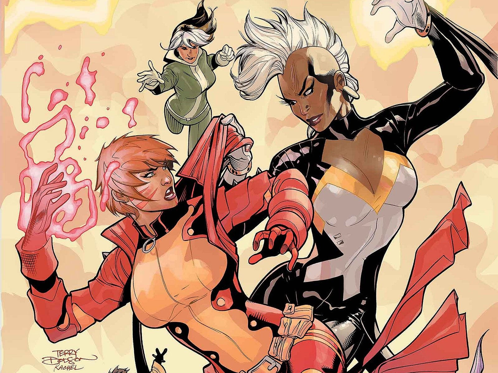 Download Rachel Summers Storm (Marvel Comics) Rogue (Marvel Comics) Comic X-men: Battle Of The Atom Wallpaper