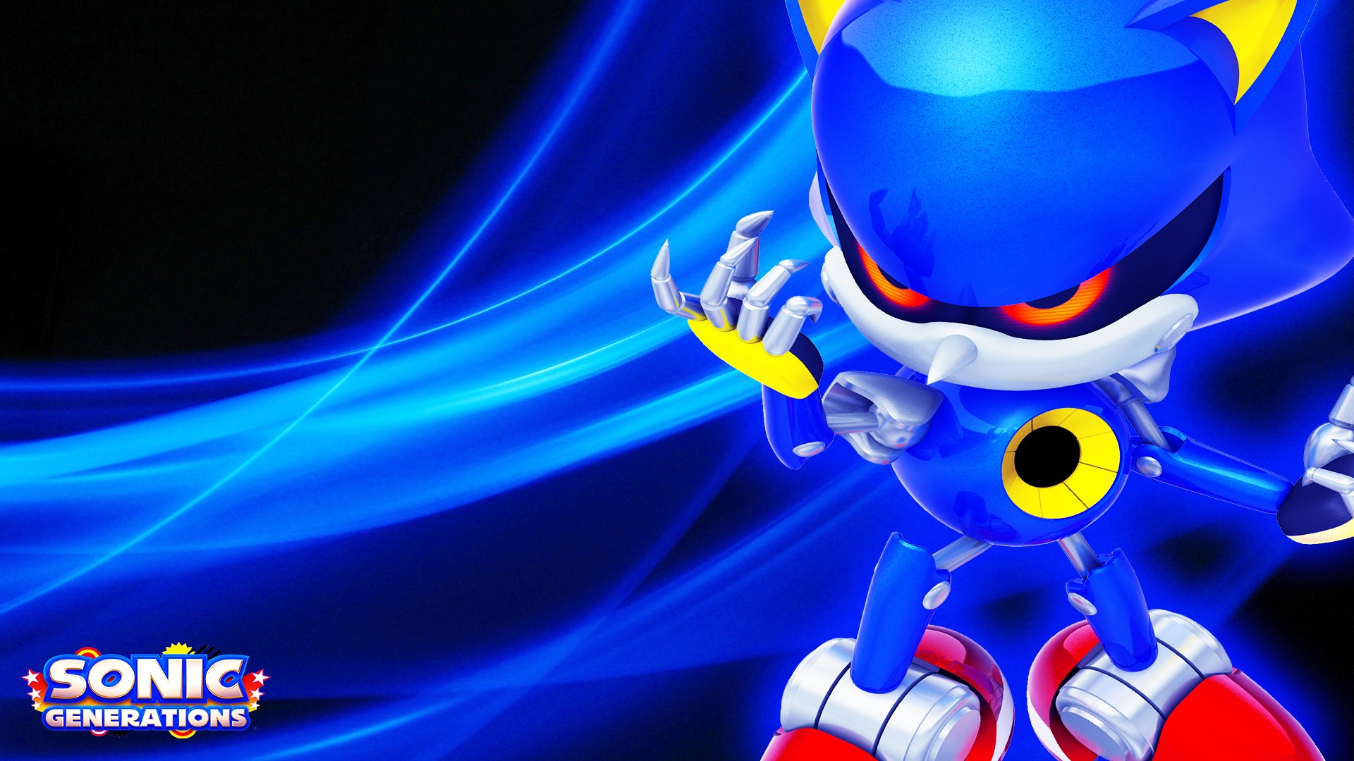 sonic the hedgehog and metal sonic (sonic) drawn by miitara