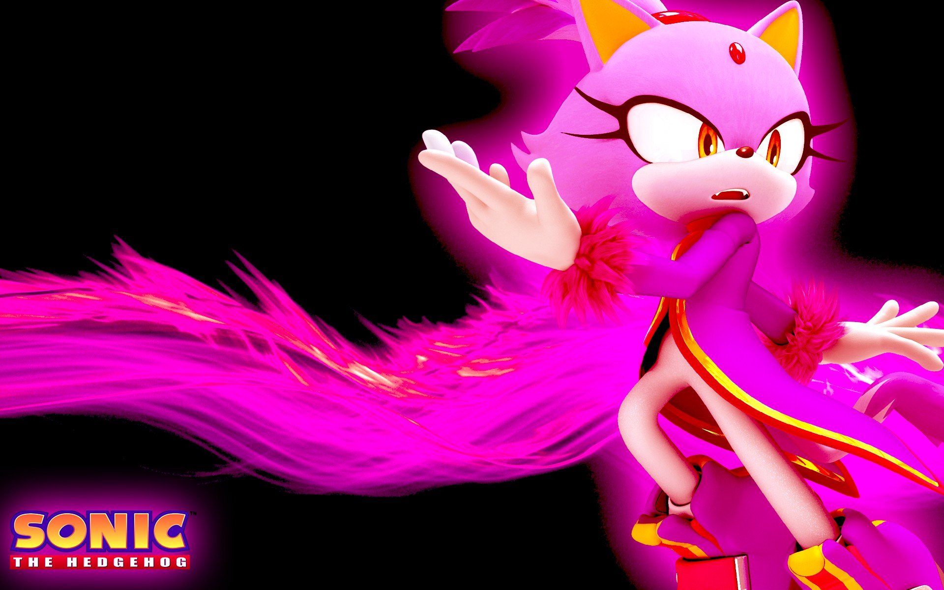 Burning Blaze (Sonic the Hedgehog) é«˜ æ¸… å£� çº¸, æ¡Œ é�¢ èƒŒ æ™¯.