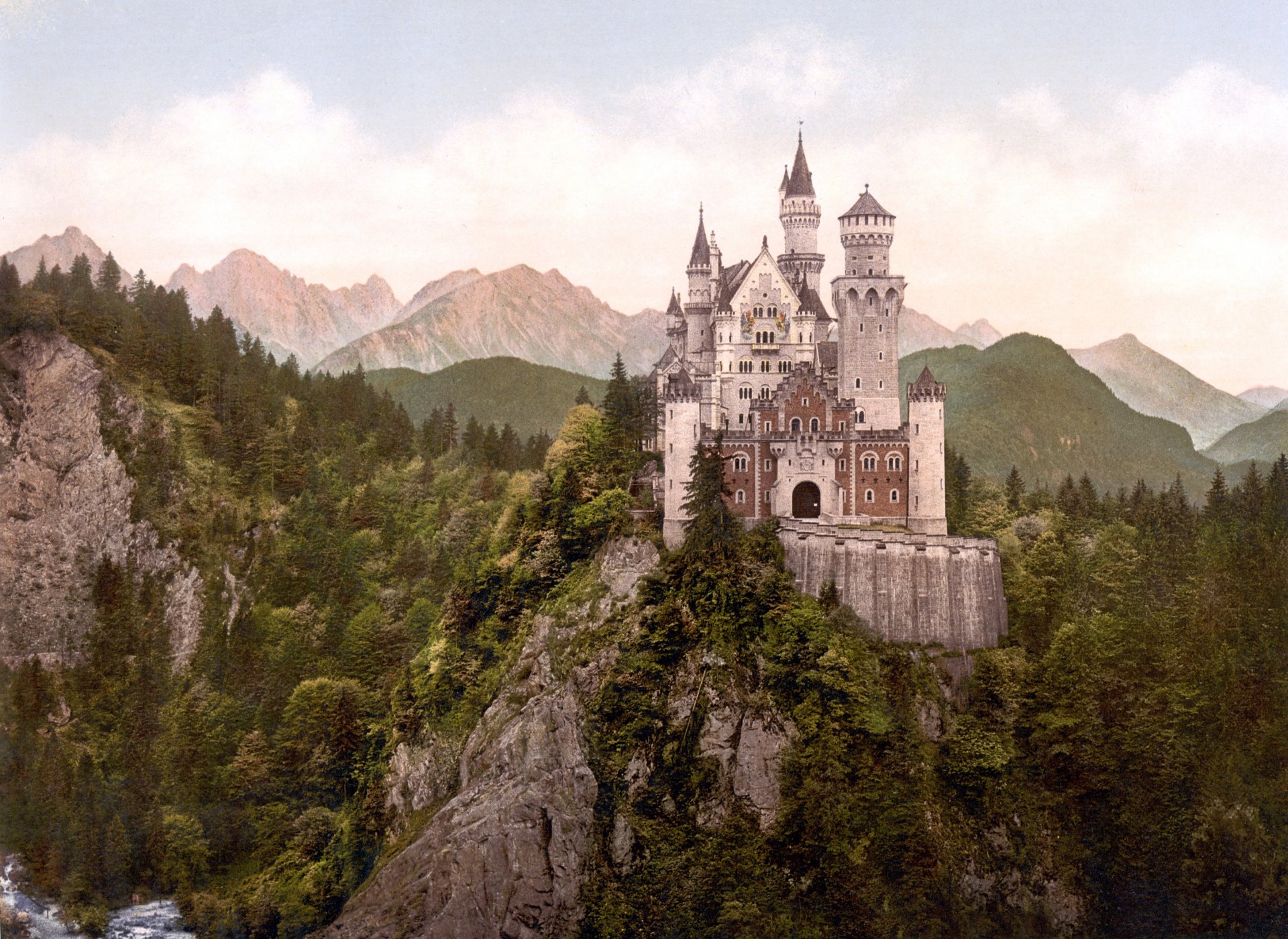 Download Man Made Neuschwanstein Castle HD Wallpaper