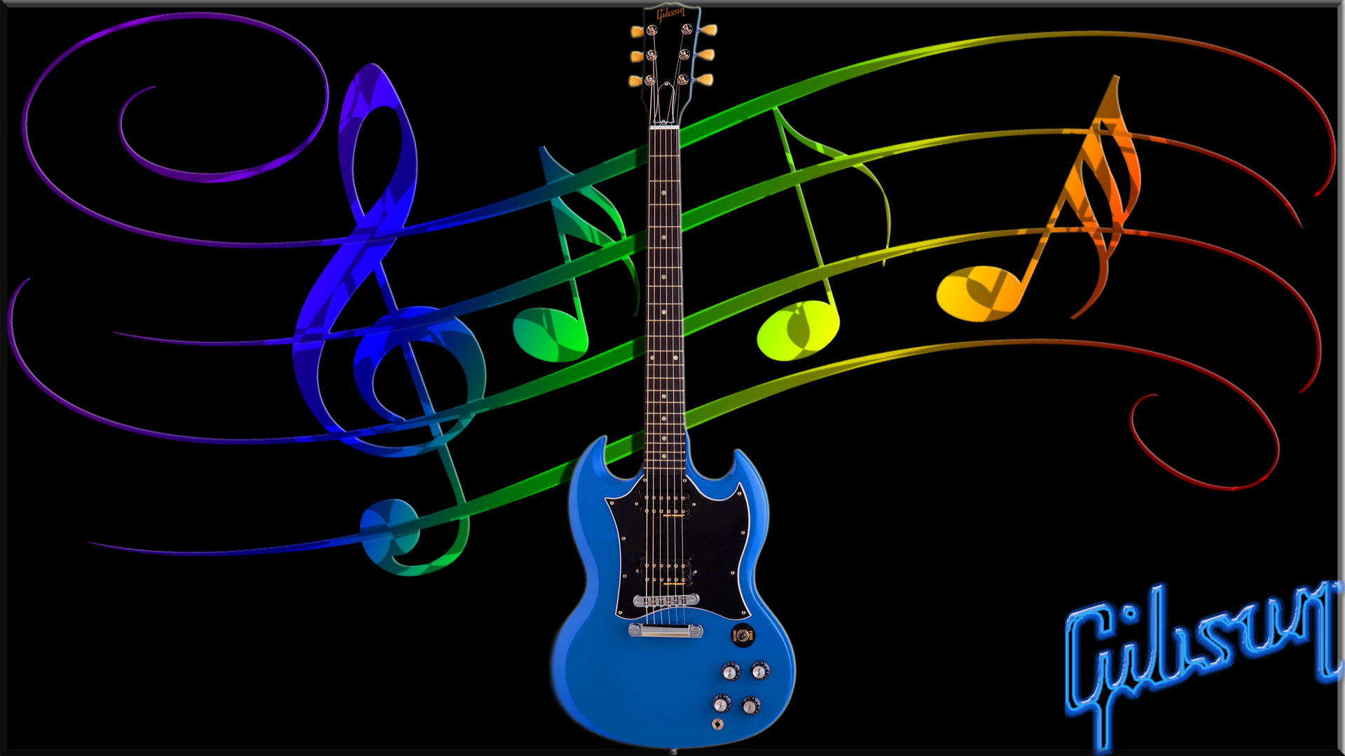 gibson electric guitars wallpapers