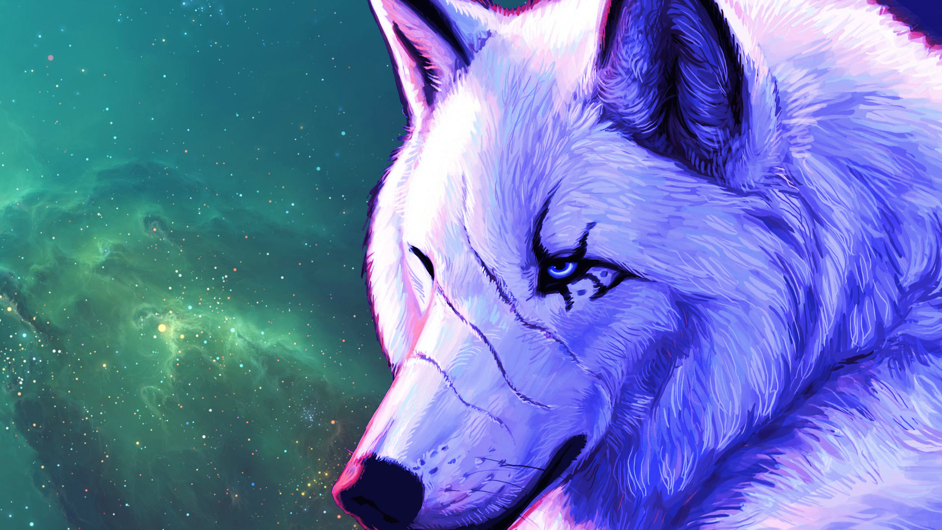 Fantasy Wolf HD Wallpaper | Background Image
