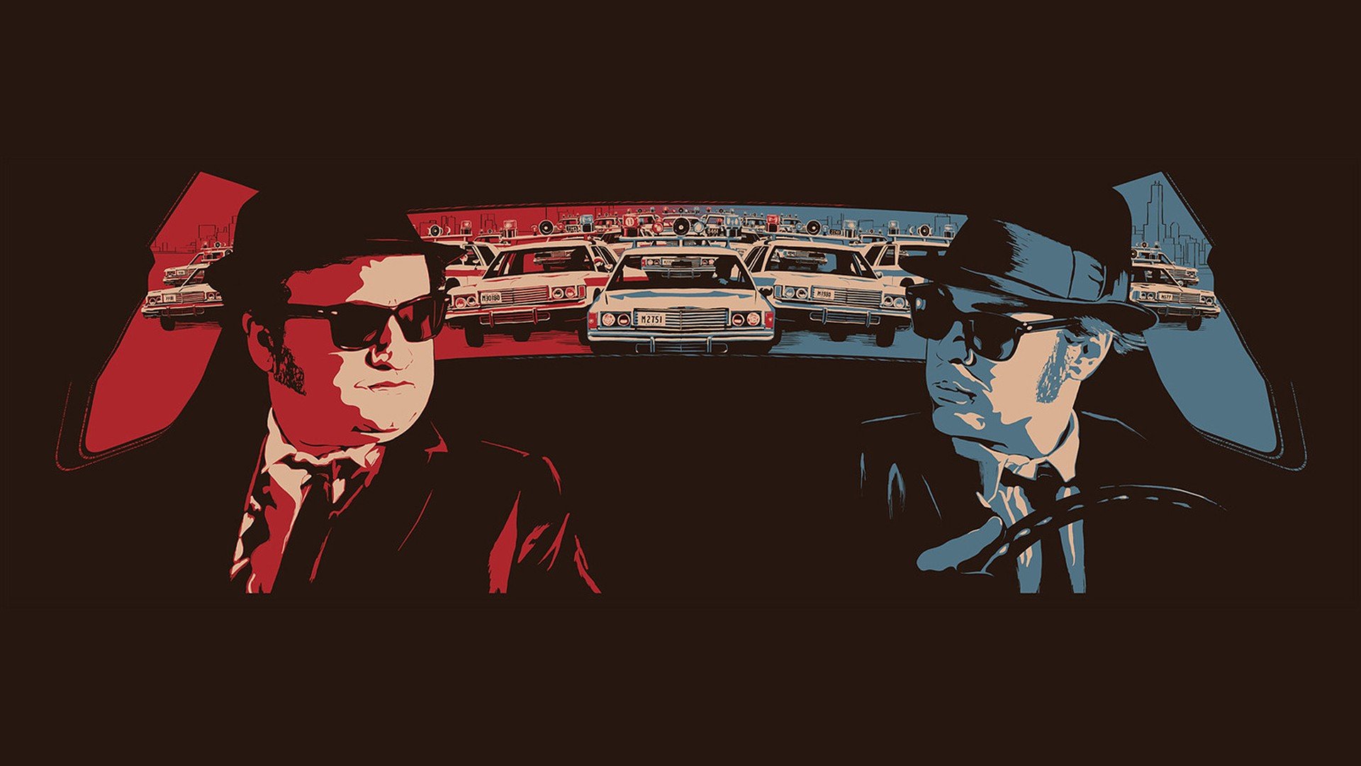 Download Iconic Blues Brothers HD Wallpaper for Free