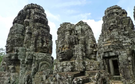 religious Angkor Thom HD Desktop Wallpaper | Background Image