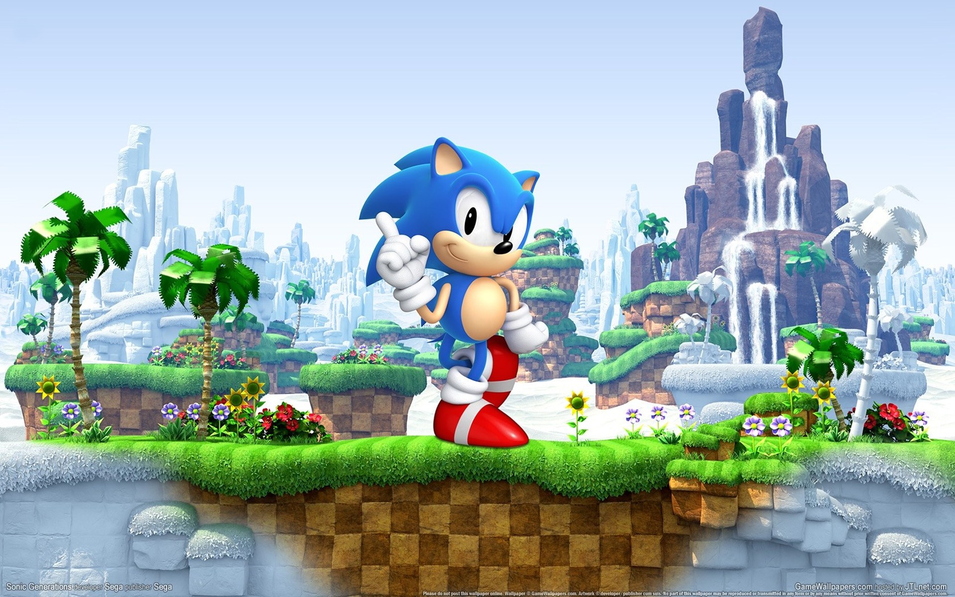 Video Game Sonic the Hedgehog (1991) HD Wallpaper