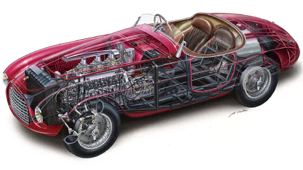 vehicle ferrari 166 HD Desktop Wallpaper | Background Image