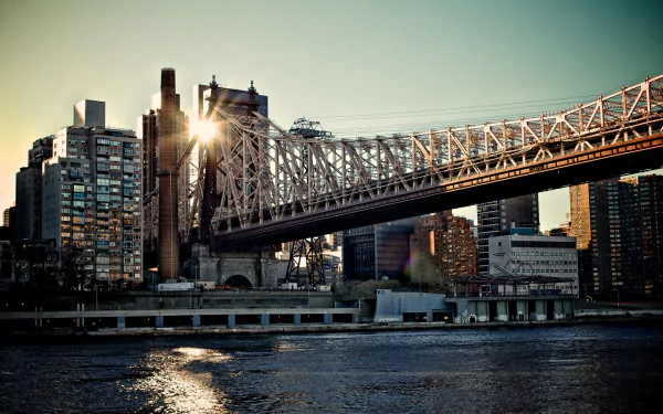 Queensboro Bridge man made New York HD Desktop Wallpaper | Background Image