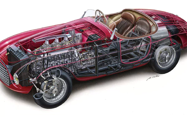 vehicle ferrari 166 HD Desktop Wallpaper | Background Image