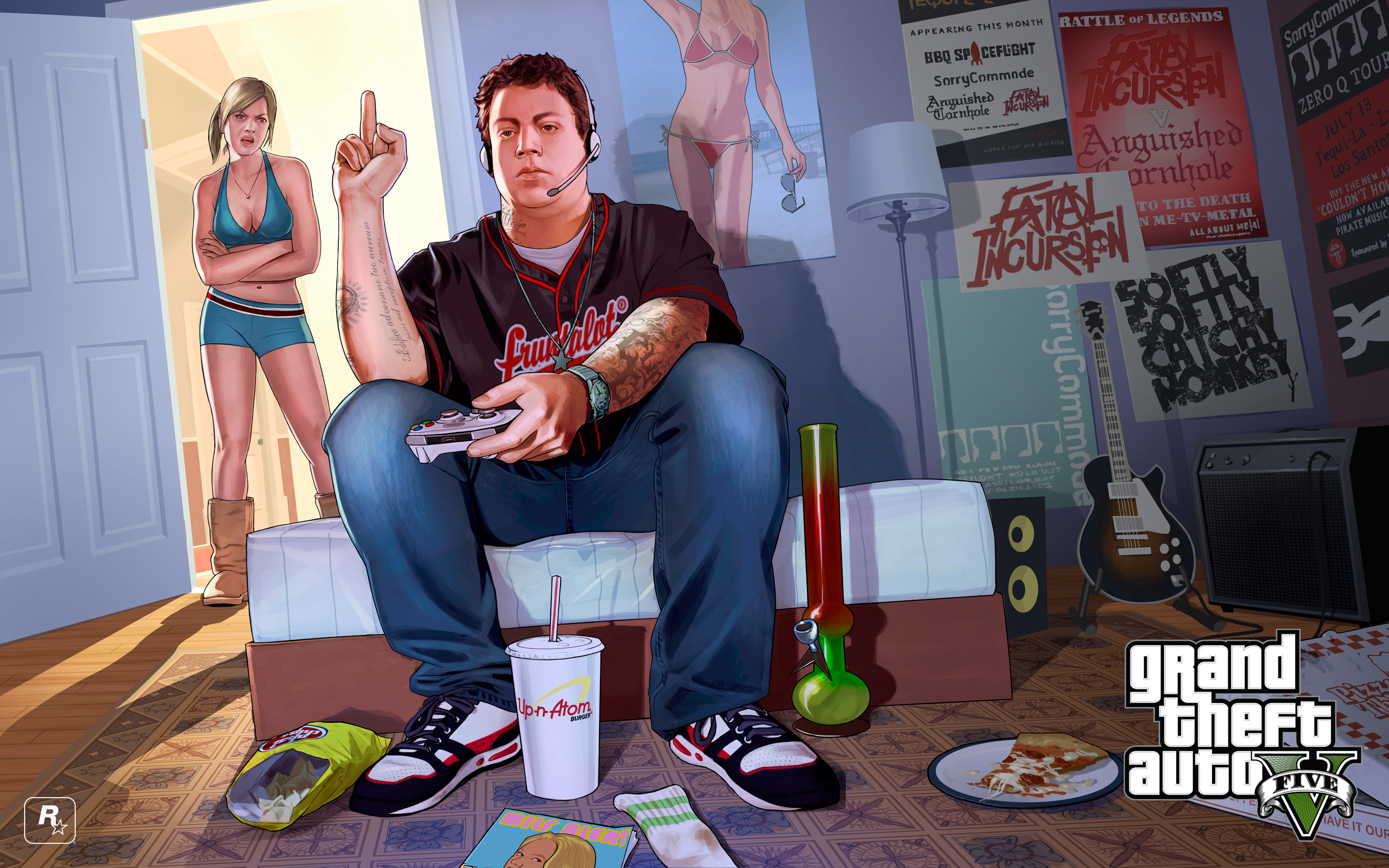Video Game Grand Theft Auto V HD Wallpaper
