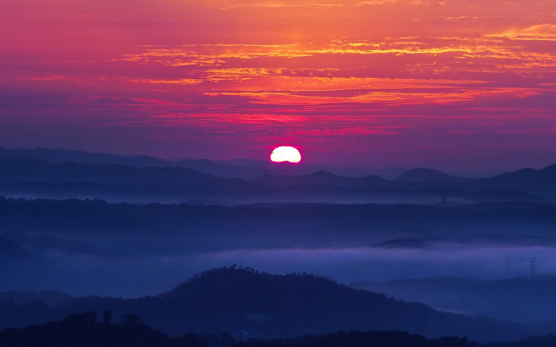Download Nature Sunset HD Wallpaper | 1920x1200 | Wallpaper Abyss