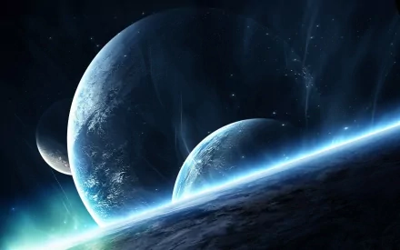 Sci Fi planetscape HD Desktop Wallpaper | Background Image