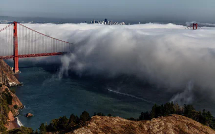 San Francisco man made Golden Gate HD Desktop Wallpaper | Background Image