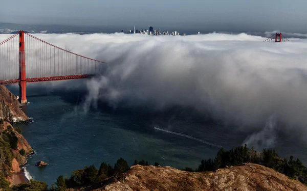 San Francisco man made Golden Gate HD Desktop Wallpaper | Background Image