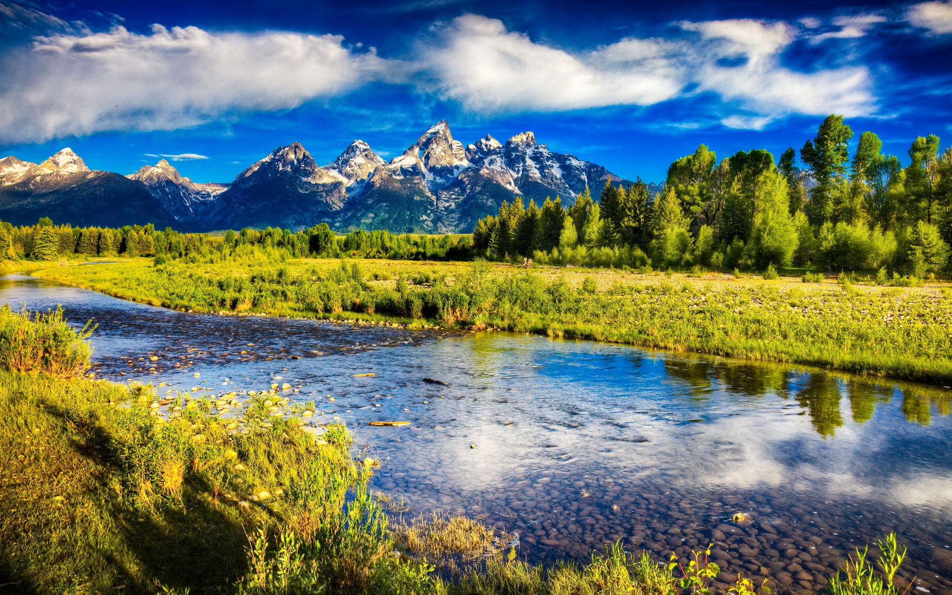 beautiful mountain scenery HD Wallpaper | Background Image | 1920x1200