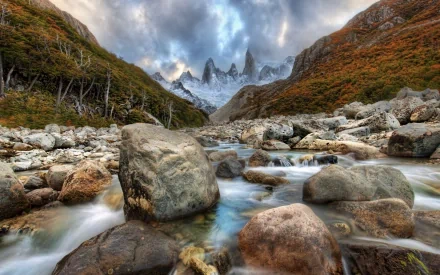  mountain river in argentina