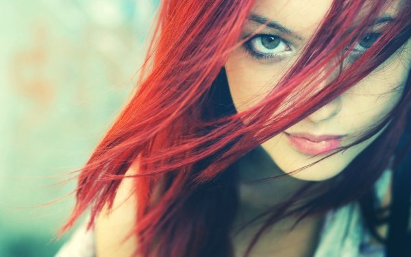 Femmes Cheveux Redhead Green Eyes Fond d'écran HD | Image