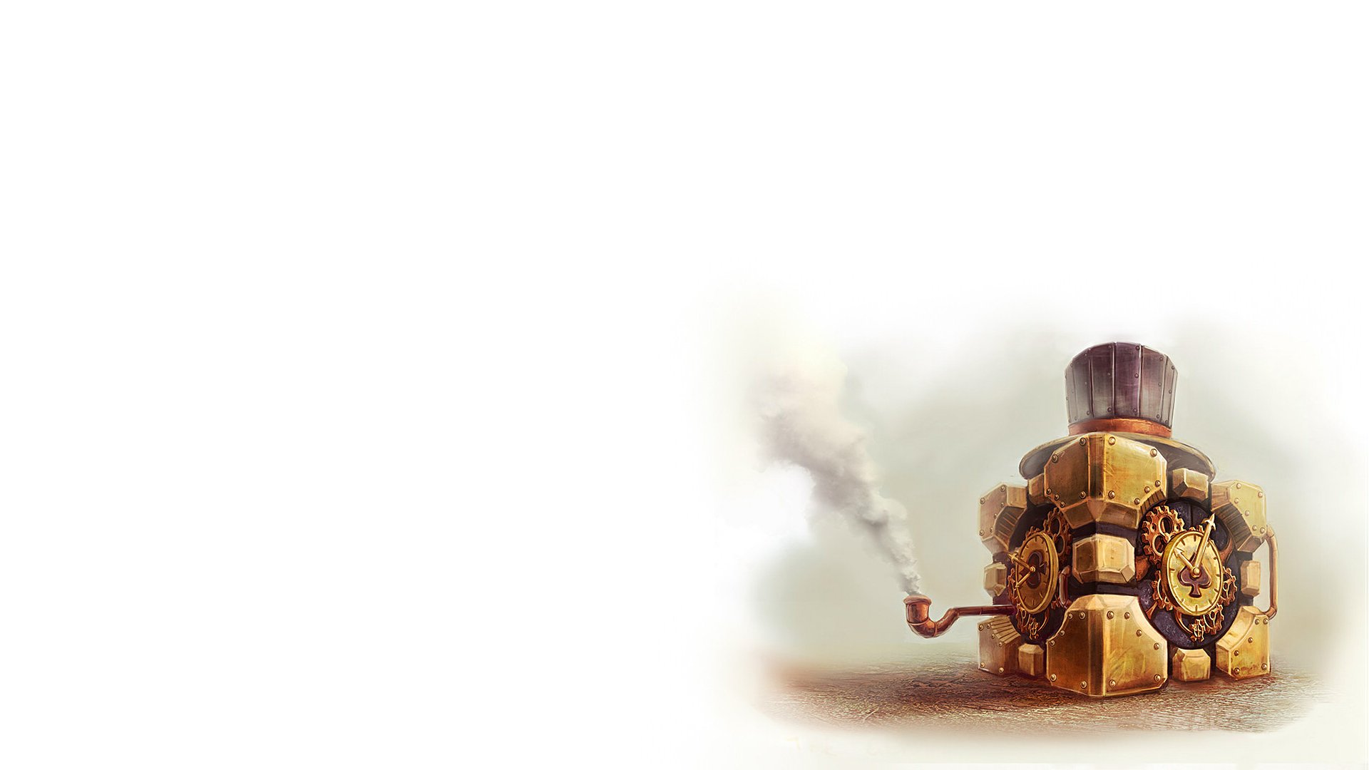 A steampunk-themed image inspired by the video game Portal 2, featuring an intricate machinery design with gears and pipes, providing a captivating HD desktop wallpaper.