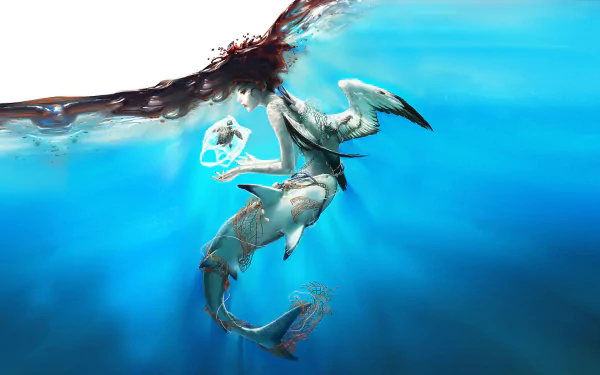 fantasy sea monster HD Desktop Wallpaper | Background Image