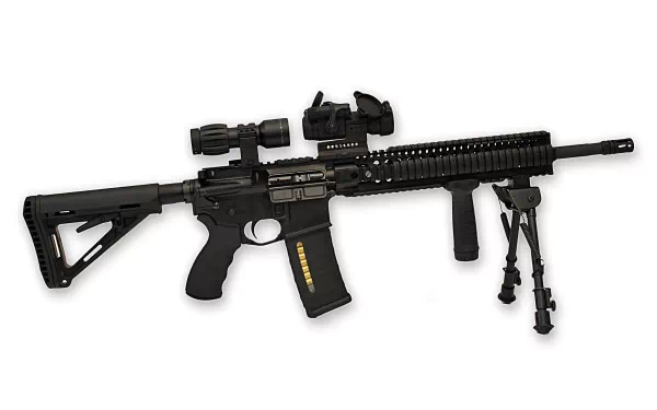 man made assault rifle HD Desktop Wallpaper | Background Image