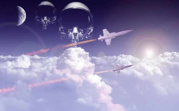 military jet fighter lockheed f-104 starfighter HD Desktop Wallpaper | Background Image